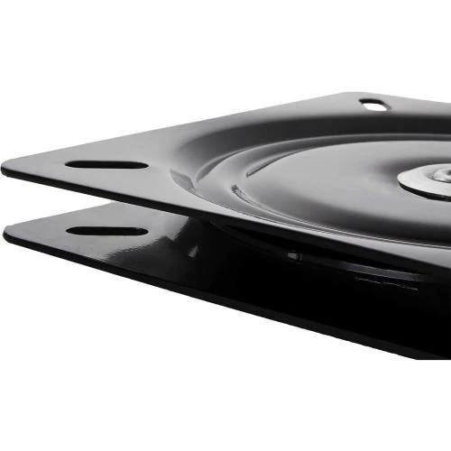 Zoom sur EATHEATY Lot 2 Tabourets Bar Pivotants Noir Robustesse