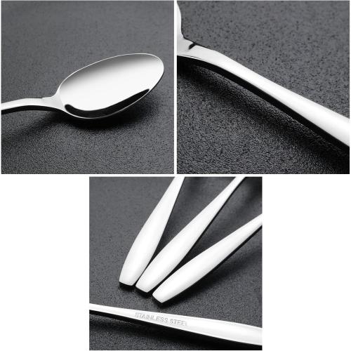 Présentation de Couverts Cuillères à Thé Acier Inoxydable Hokky, Lot 12 en situation