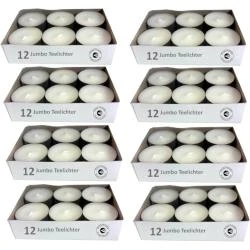 Bougies chauffe-plat XXL Jumbo, lot 96, idéal blackout