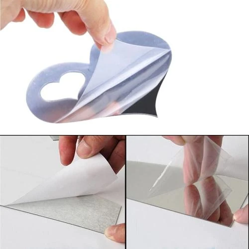 Zoom sur Belvanr, Stickers Miroir Muraux Cœur Acrylique 3D
