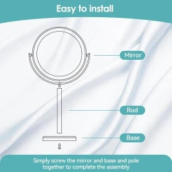 Miroir grossissant 20x B Beauty Planet, pivotant 360° en situation