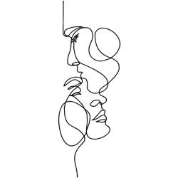 Sculpture Murale Métallique Art Minimaliste Abstrait