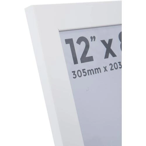 Zoom sur Cadres Photo Lisse Blanc Mat, Wall Space, 25 mm