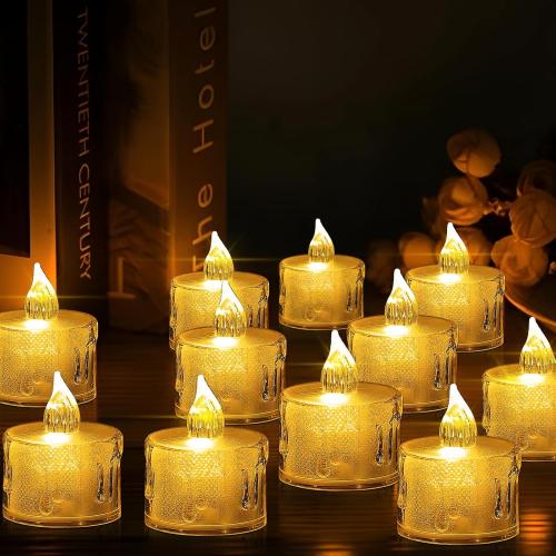 Présentation de Zoom sur Bougies LED Amzeeniu 35 pièces, Flamme vacillante, Piles incluses