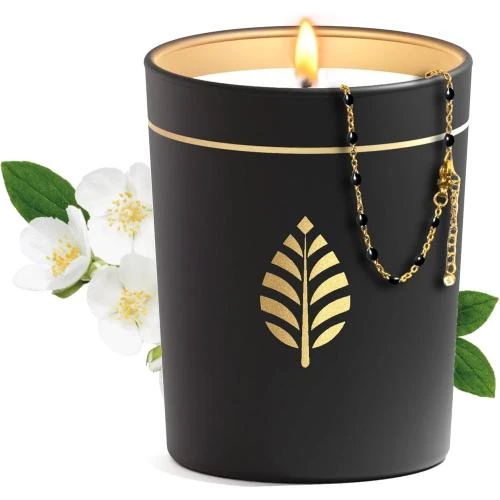 Bougie Bijou Cristal Swarovski, Parfum Fleur de Thé, Les Merveilleuses - Vue principale