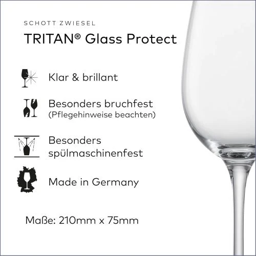 Détail de Verres à vin blanc Schott Zwiesel Classico, lot de 6