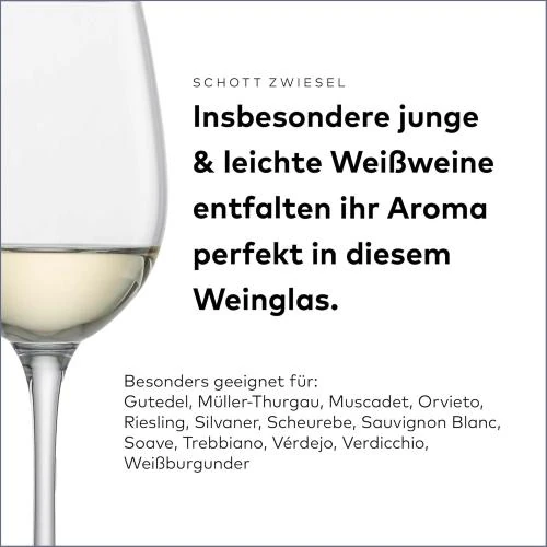 Zoom sur Verres à vin blanc Schott Zwiesel Classico, lot de 6