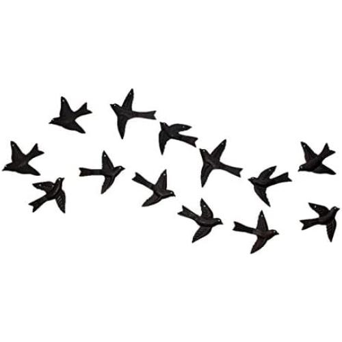 Présentation de Décorations murales 3D Oiseaux métal, Haute Collage en situation