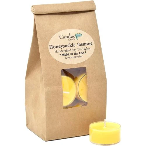 Bougies Soja Parfumées Chevrefeuille Jasmin Candeo Candle - Vue principale