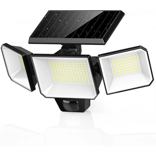 FOMYHEARD Lampe Solaire Extérieur, 229 LEDs, Détecteur Mouvement - Vue principale