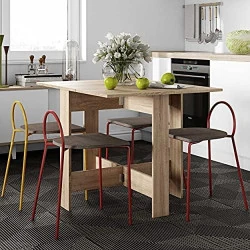 Table Pliante Symbiosis Papillon en Chêne Naturel - Design Compact
