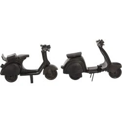 Sculpture Aluminium Noir Deco 79, Art Moderne Design en situation