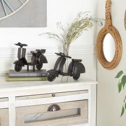 Présentation Sculpture Aluminium Noir Deco 79, Art Moderne Design