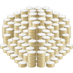 Présentation Bougies chauffe-plat Bolsius, 150 blanches, non parfumées