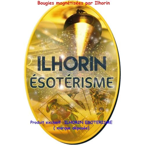 Détail de Bougies Blanches Magnétisées ILHORIN ESOTERISME Rituel