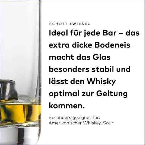 Zoom sur Coffret 6 Verres à Whisky Cristal Transparent Schott Zwiesel