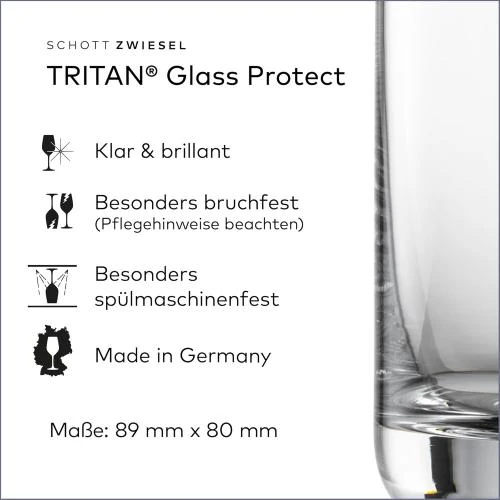 Détail de Coffret 6 Verres à Whisky Cristal Transparent Schott Zwiesel