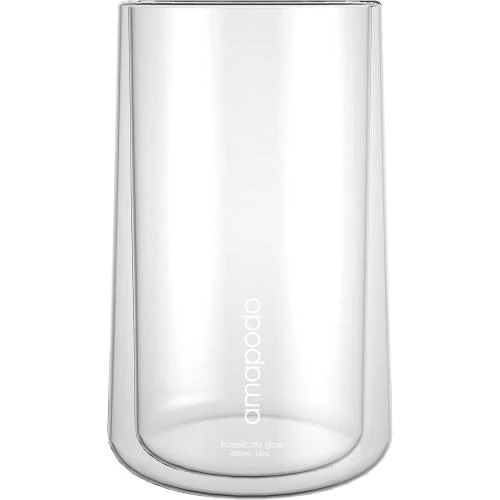 Détail de Verres double paroi amapodo, 2 pièces, café, latte, isothermes