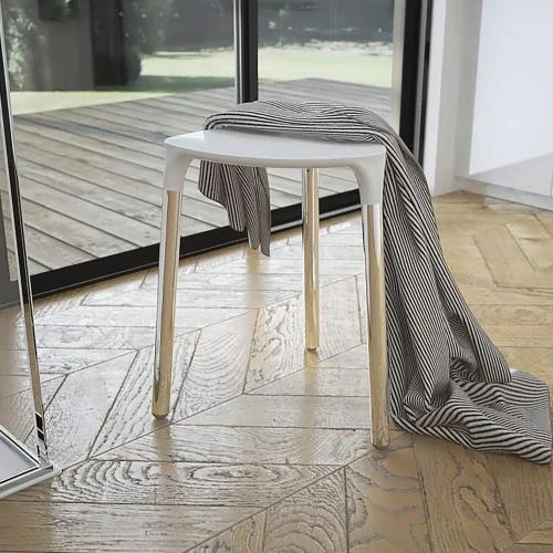 Détail de Tabouret Plastic Blanc Gedy SGABELLI G 21720200000