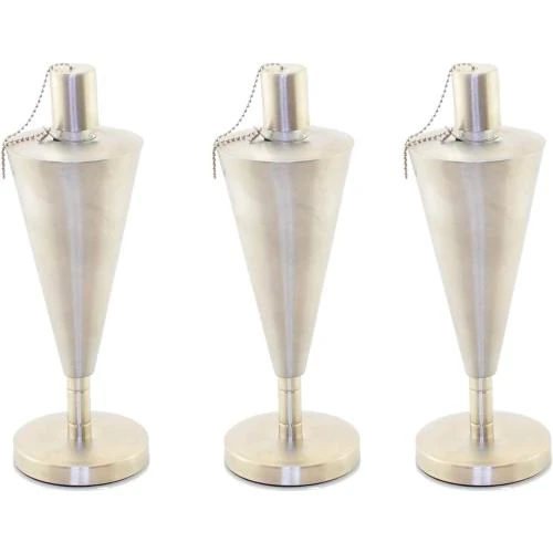Torches de jardin Hansa, acier inoxydable, citronnelle, lot 3 - Vue principale