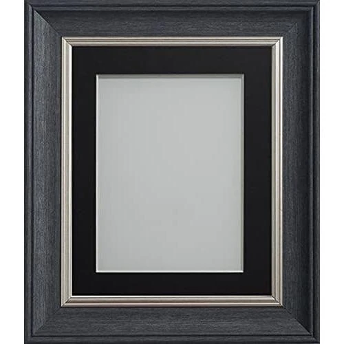 Cadre photo anthracite Drummond, contour noir, 20,3 cm - Vue principale