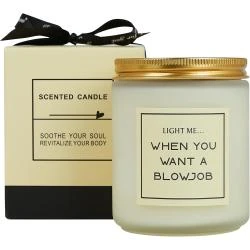 Bougies parfumées jasmin, cadeaux originaux hommes, anniversaire