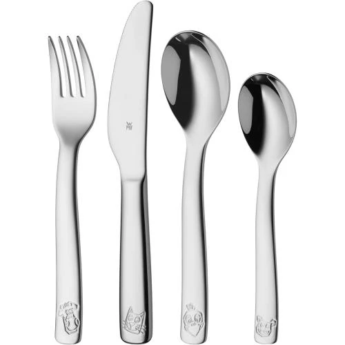 WMF Set 4 Couverts Enfant Acier Inoxydable Poli - Vue principale