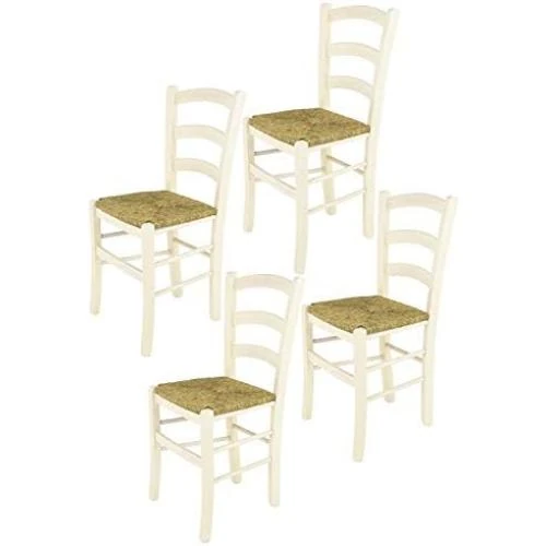 Set Tommychairs Venice: Chaises en Bois de Hêtre pour Cuisine - Vue principale
