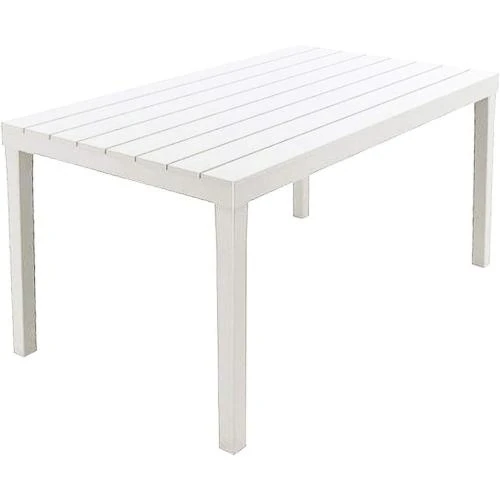 Table Sumatra Ipae Progarden, Blanc, Design Moderne - Vue principale