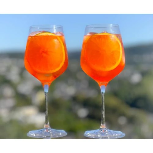 Détail de Verres à cocktail professionnels Topkapi, lot 6 Aperol Spritz