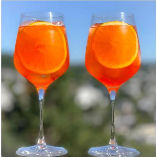 Verres à cocktail professionnels Topkapi, lot 6 Aperol Spritz - Vue principale