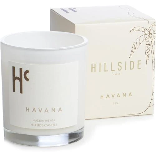 Zoom sur Bougies parfumées Hillside Candle Havana, luxe automnal