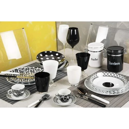 Zoom sur Verres Excelsa Happy, Noir, Coffret 2 pièces