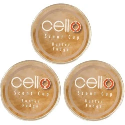 Bougies chauffe-plat parfumées caramel beurre Cello, lot 3