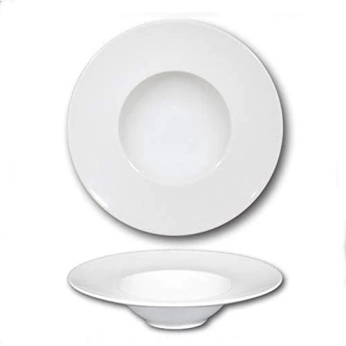 Détail de Assiettes risotto porcelaine blanche Napoli, lot 6