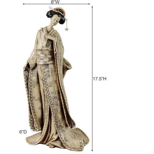 Zoom sur Sculpture de Table Geisha Femme Japonaise Touch of Class