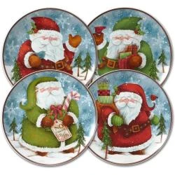 Assiettes à salade Pfaltzgraff Evergreen, Lot de 4