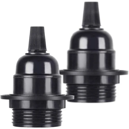 Ampoules Edison E27, Douille Pendentif Noir Bakélite - Vue principale