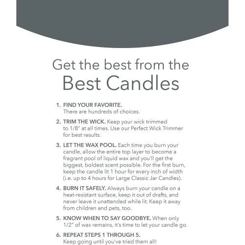 Zoom sur Bougie Cylindre Talc Bébé Yankee Candle Blanc 198g