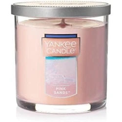 Bougie Cylindre Talc Bébé Yankee Candle Blanc 198g