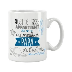 Mug Papa en Céramique Haute Qualité - Idéal pour Futur Papa