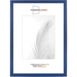 Cadre photo bleu foncé, bois MDF, vitre antireflet