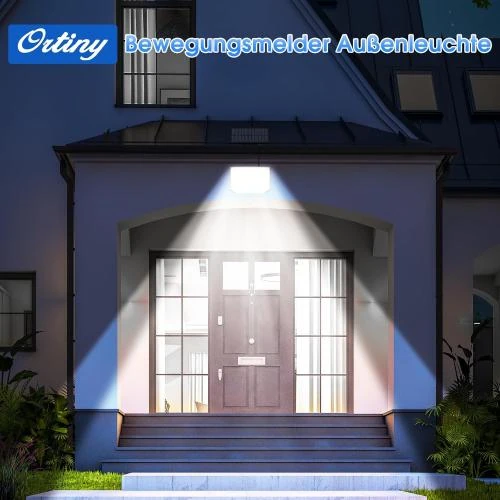 Détail de Lampe Solaire Extérieure Ortiny, 256 LED, Détecteur Mouvement