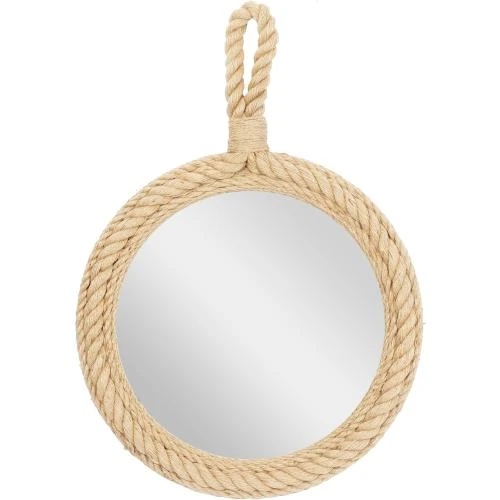 Miroir Mural Corde Bois Multicolore Deco 79 - Vue principale