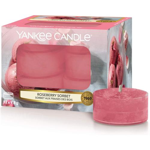 Présentation de Présentation Bougies chauffe-plat classiques Yankee Candle, cire rose