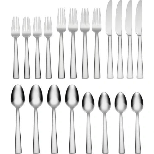 Zoom sur Oneida Madison Avenue 20 pièces, Sets de Plat Argent