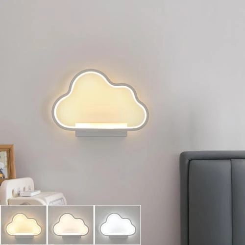 Applique Murale LED Moderne, Lampe Nuage Acrylique, Luminaire Créatif - Vue principale