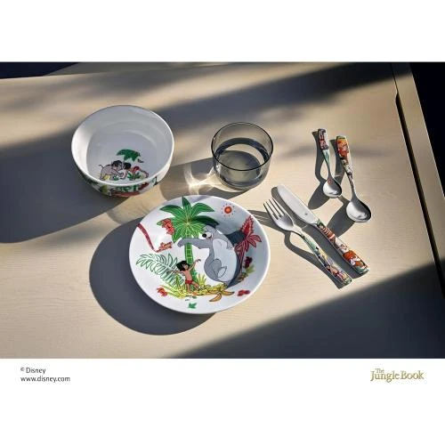 Détail de Couverts Enfant 4 pièces Motif Jungle Multicolore WMF