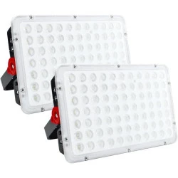 Projecteur LED extérieur étanche 200W, 20000LM, blanc froid