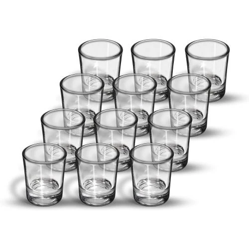 Détail de SIXBY 12 Verres Shooter, Verres à Shot Lavables